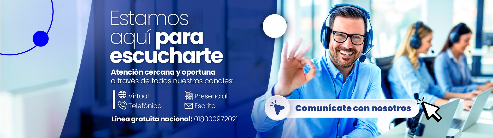 Canales de atención Cajasan