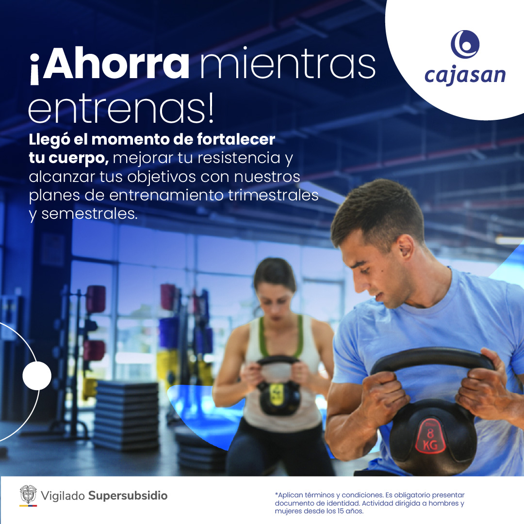 Banner del evento:Ahorra mientras entrenas
