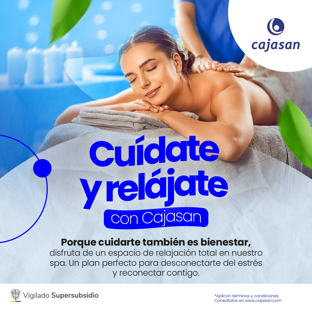 Banner del evento:Cuídate y relájate con Cajasan
