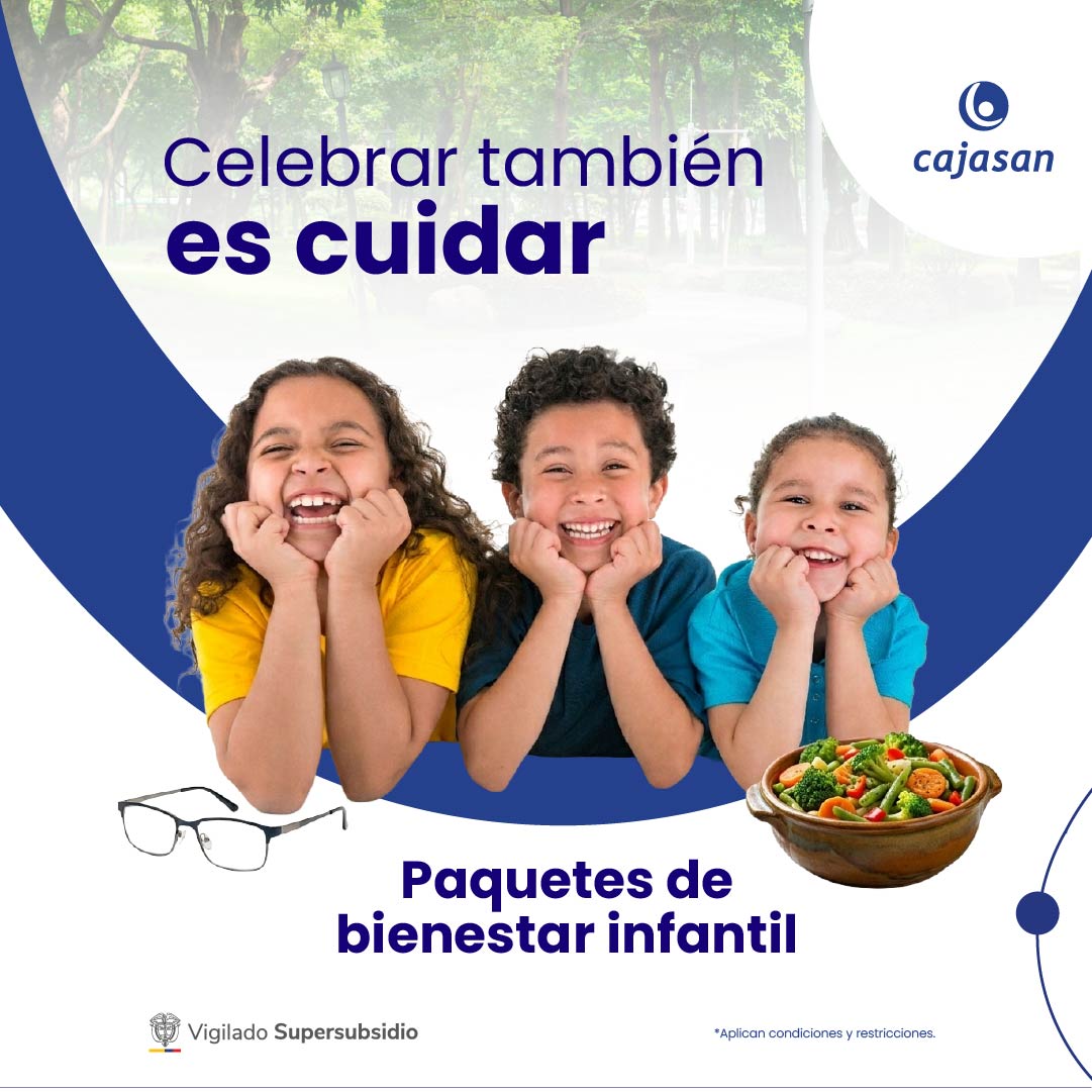 Banner del evento:Paquetes de Bienestar Infantil – IPS Cajasan