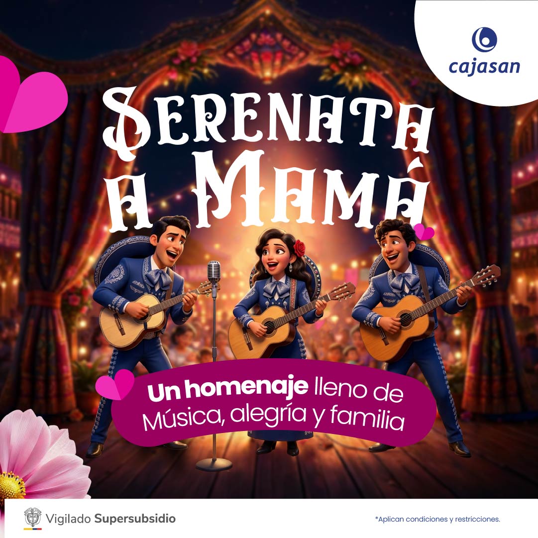 Banner del evento:Serenata a mamá