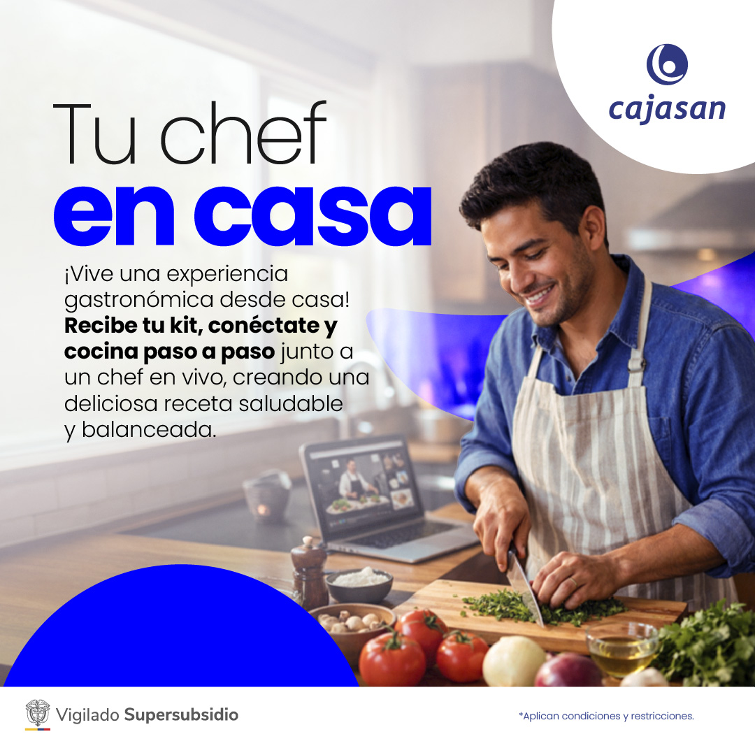 Banner del evento:Tu chef en casa