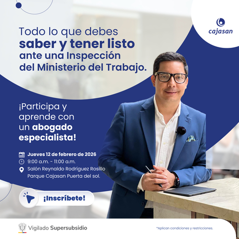 Banner del evento:Aprende con Cajasan