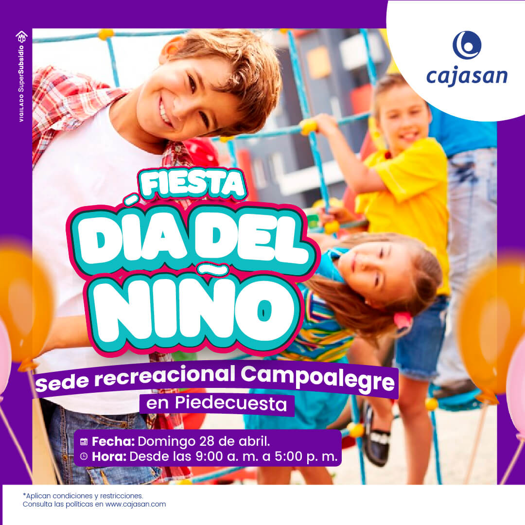 Banner del evento:Fiesta día del niño - Campoalegre
