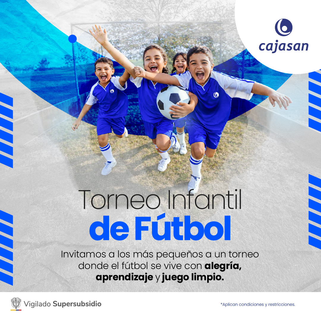 Banner del evento:Torneo Infantil de Fútbol Cajasan