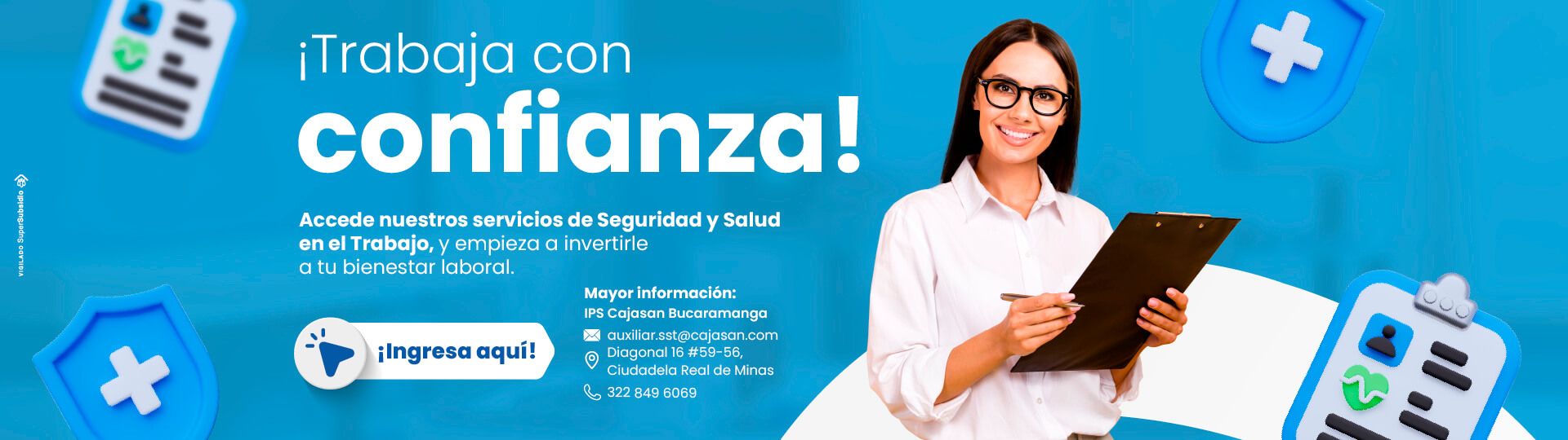 Trabaja con confianza en...